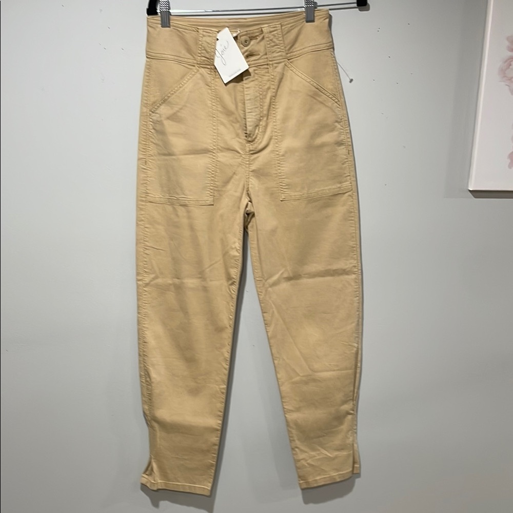 Joie Tan High-Waisted Pants NWT